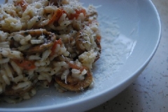 Tomato Basil Risotto with Feta Cheese
