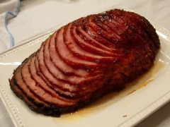 Wine-Glazed Baked Ham