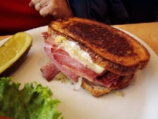 Open Faced Reuben Sandwiches