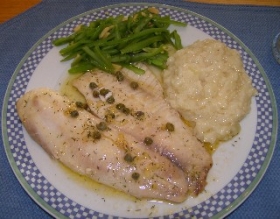 Tilapia with Garlic Butter